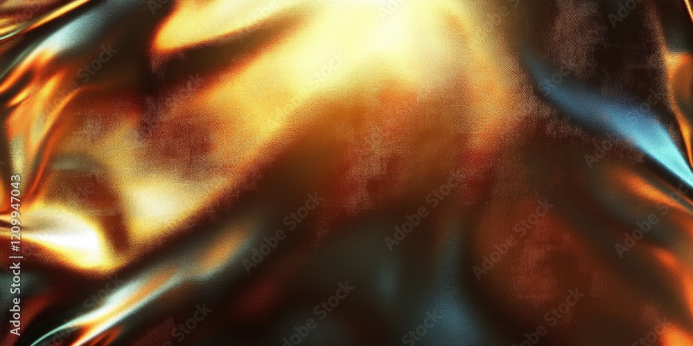 Poster shimmering metallic background with vibrant colors displaying metallic textures and patterns for cre