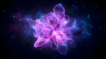 Obraz premium Eco-Friendly Flower Power: A Glowing Globe of Earthly Delights Generative AI