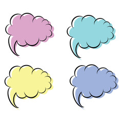 chat babble icon design, speech balloon , speech babble with white background