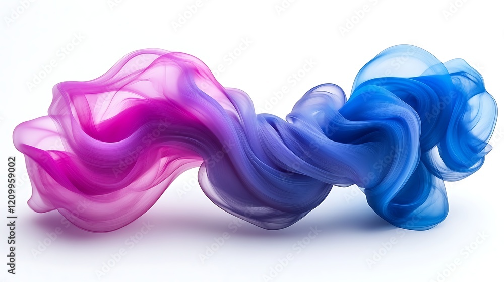 Aufkleber abstract swirl of color: a mesmerizing abstract image showcasing a dynamic swirl of vibrant pink and