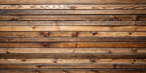 Horizontal Wooden Planks Background Texture Featuring Natural Grain and Color Variations