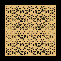 Laser cut and print design