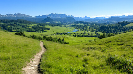 Fototapeta premium Lägh dal Lunghin 