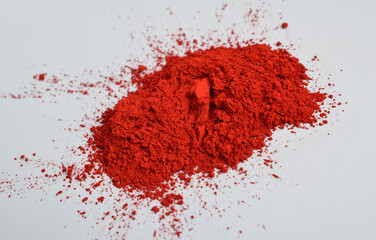 Carmine. also called cochineal, cochineal extract, crimson lake, or carmine lake is a pigment of a bright-red color