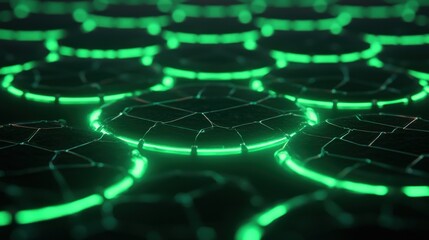 Obraz premium Cybersecurity Threat Hunting Incident Response concept. Glowing Interconnected Abstract System with Dynamic Fractal Patterns