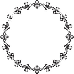 Beautiful flower art and mandala vector design