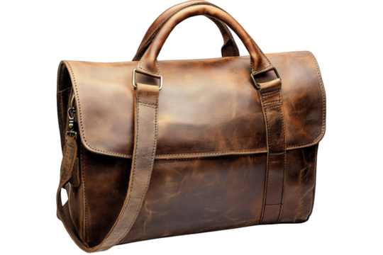 stylish brown leather messenger bag. designed for business or casual use. showcasing a sleek. professional appearance with a sturdy handle and an adjustable shoulder strap for convenience