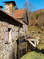 Technical cultural monument, Brenscheider oil mill, the mill is one-storey and made of quarry stone...