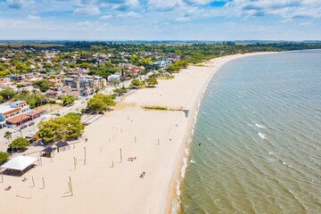 Laranjal Beach, Pelotas - freshwater beach in Lagoa dos Patos, Rio Grande do Sul