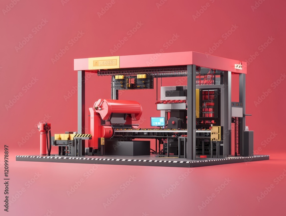 Poster boosting adaptability in flexible manufacturing optimized quick change techniques