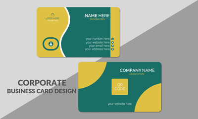 Professional corporate business card