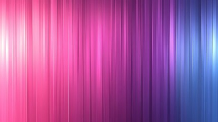 Obraz premium Vibrant Spectrum: An abstract, digital illustration featuring a mesmerizing array of vertical stripes in hues of pink, purple, and blue, evoking a sense of dynamism and energy.