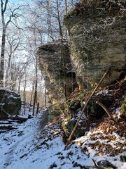 bielsteinschlucht zwischen veldrom und schlange im Kreis lippe