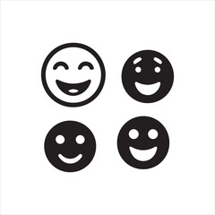 set of smileys
