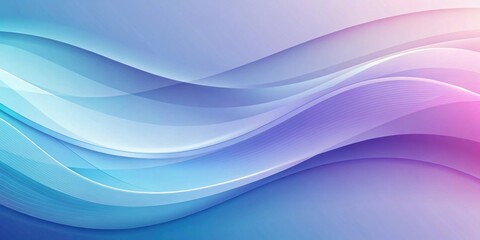Obraz premium Abstract Blue and Purple Wavy Background Design for Presentations