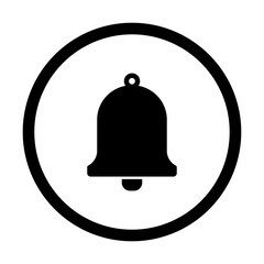 notification bell icon with transparent background