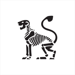 lion cartoon isolated on white