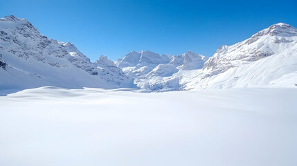 Fototapeta premium Trübsee seen from Mount Titlis in the Uri Alps in Switzerland