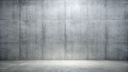Fototapeta premium Empty Industrial Concrete Room Setting with Smooth Floor
