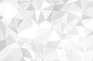 Gray White Polygonal Background, Creative Design Templates
