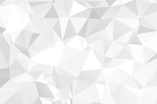 Gray White Polygonal Background, Creative Design Templates