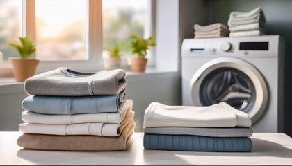 washing machine in the kitchen