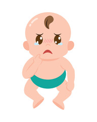 crying baby cartoon
