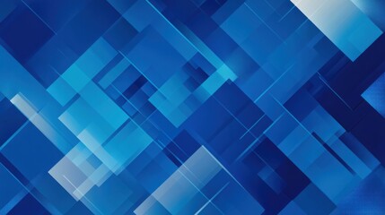 a blue abstract background with squares and lines