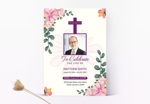 Funeral Program Layout