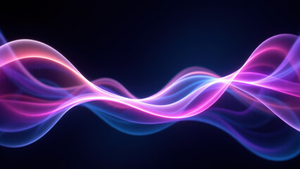 Obraz premium A dynamic digital artwork featuring vibrant, swirling colors that resemble energy or a force field with an AI theme in mind.