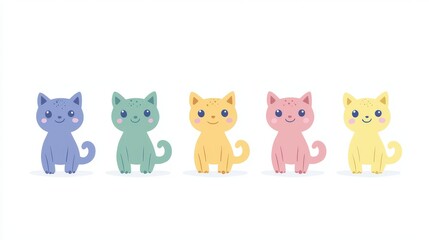 Naklejka premium Cute and Simple Illustration of Small Smiling Frog Character in Vibrant Colors for Children’s Artwork and Design Projects