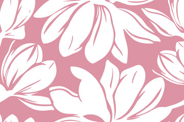 Trendy  flowers. backdrop.Trendy floral background, minimalistic style