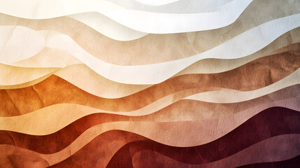 Layered Paper Textures Create a Unique Natural Hue Abstract Background