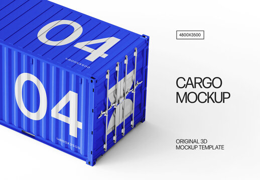 Cargo Container Mockup