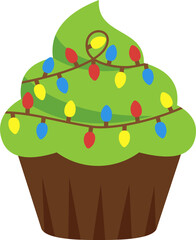 Christmas Cupcake