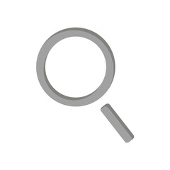 search icon or search symbol on transparent background