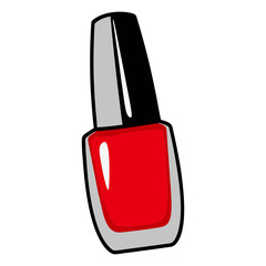 Minimalist Nail Beauty Design Vector.