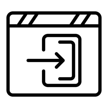 Vector Design Login Icon Style