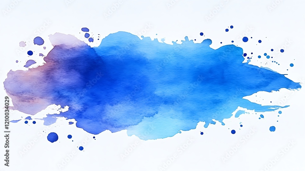 Poster blue watercolor splashes: a vibrant and dynamic abstract background featuring a captivating blue wat