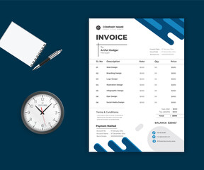Simple Invoice Layout
