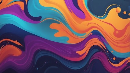Dynamic Abstract Background with Swirling Fluid Shapes for Modern Business Design and Creativity