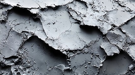 Obraz premium Textured Charcoal: Abstract gray charcoal texture background with uneven surface and dramatic lighting. The surface shows swirls, bumps, and irregularities, conveying a raw and organic feel. 