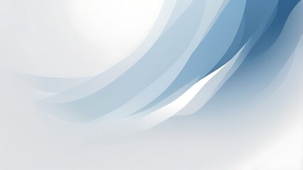 Abstract blue gradient background with flowing lines for professional business use