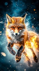 Fiery Fox Leap