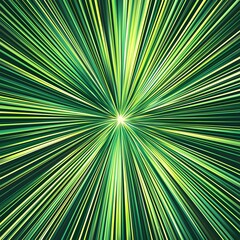 Obraz premium Abstract green design with sharp, layered rectangular patterns arranged asymmetrically within a 4:3 composition