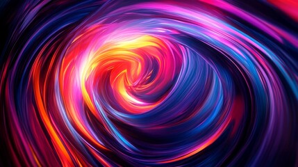 Obraz premium Colorful abstract fluid art, vibrant and dynamic, swirling bright colors, bold and expressive, artistic and creative, high detail