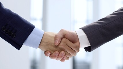 Handshake, agreement after the transaction