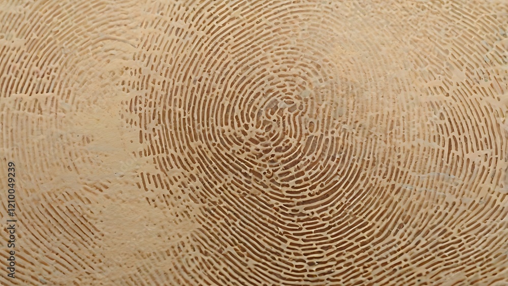Poster unique pattern of fingerprint texture for business background use, showing organic design