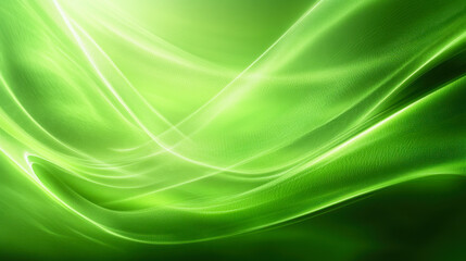 Fototapeta premium Abstract Green Background With Smooth Lines