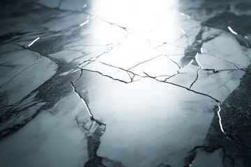 Elegant Marble Floor Tile Display